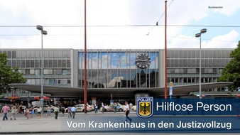Bundespolizeidirektion München: Bundespolizeidirektion München: Vom Krankenhaus ins Gefängnis - 28-Jähriger konnte Geldstrafe nicht bezahlen