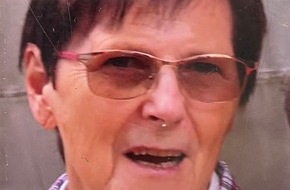 Polizeiinspektion Neunkirchen: POL-NK: &Ouml;ffentlichkeitsfahndung nach Vermisster Marga Engel