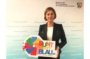DAK-Gesundheit: "bunt statt blau": Yvonne Gebauer ist neue Schirmherrin in NRW