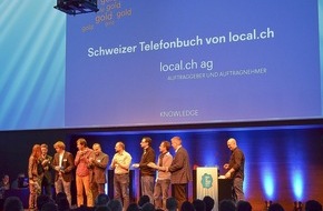 localsearch: local.ch décroche la médaille d'or au Best of Swiss Apps Award (IMAGE)