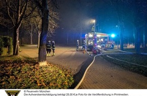 Feuerwehr München: FW-M: Mehrerer Brandeinsätze in der Nacht (Stadtgebiet)