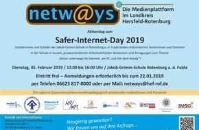 Polizeipräsidium Osthessen: POL-OH: Senioren surfen sicher
Aktionstag zum Safer Internet Day