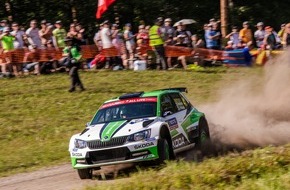 Skoda Auto Deutschland GmbH: NESTE Rallye Finnland: SKODA Privatier Pietarinen gewinnt WRC 2-Kategorie, SKODA Junior Rovanperä Vierter (FOTO)