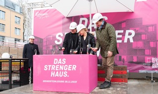 Strenger: Strenger Gruppe legt Grundstein für neuen Geschäftssitz in der Ludwigsburger Karlstraße