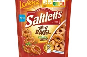 The Lorenz Bahlsen Snack-World GmbH & Co KG Germany: Presseinformation Lorenz: Neu im Sortiment - Saltletts Mini Bagel