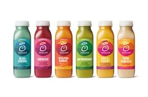 innocent Deutschland GmbH: innocent Vitamin-Drinks für Deutschland / Neue innocent Helden: Power Shots und farbenfrohe Smoothie Plus