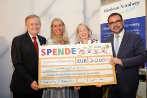 Gäste des Benefizkonzerts spenden 110.000 Euro  für Kinderklinikum Nürnberg mit Geburtshilfe