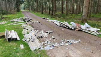 Polizeidirektion Trier: POL-PDTR: Umweltgefährdende Abfallbeseitigung im Wald