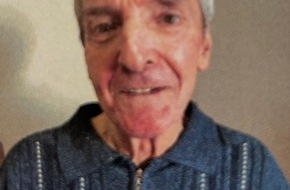 Landespolizeiinspektion Erfurt: LPI-EF: 78-jähriger Mann aus Sömmerda vermisst