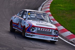 ŠKODA zeigt beim Oldtimer Grand Prix auf dem Nürburgring zahlreiche historische Klassiker