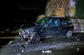 Polizeidirektion Neuwied/Rhein: POL-PDNR: Brachbach - Verkehrsunfall unter Alkoholeinfluss