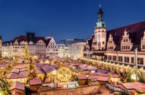 Leipzig Tourismus und Marketing GmbH: Leipziger Weihnachtsmarkt 2022 lockt mit vielen Attraktionen