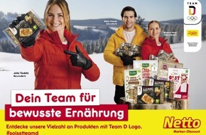 Netto Marken-Discount Stiftung & Co. KG: Wintersport-Stimmung in Filialen von Netto Marken-Discount: Gemeinsam Richtung Olympische Winterspiele: Netto startet emotionale 360-Grad-Kampagne mit Team Deutschland