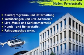 Polizeipräsidium Mittelhessen - Pressestelle Marburg-Biedenkopf: POL-MR: Tag der offenen Tür beim Polizeipräsidium Mittelhessen