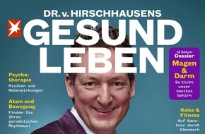 DR. v. HIRSCHHAUSENS STERN GESUND LEBEN: "CO2-Angaben auf unseren Lebensmitteln sind sinnvoller und lebenswichtiger als Kalorien", fordert Eckart von Hirschhausen in DR. v. HIRSCHHAUSENS STERN GESUND LEBEN