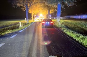 Polizei Coesfeld: POL-COE: Senden, Bösensell, K31 / Autofahrer fährt gegen Baum