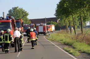 FW-WRN: Brennt Scheune in Holthausen