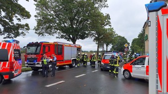 Freiwillige Feuerwehr der Gemeinde Sonsbeck: FW Sonsbeck: Busunfall in Labbeck