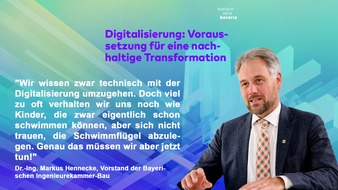 Bayerische Ingenieurekammer-Bau: Die Digitalisierung der Baubranche duldet keinen Aufschub