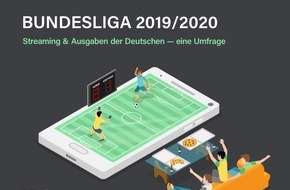 Sparwelt.de: Forsa-Umfrage zur Bundesliga 2019 / 2020: Diese Streamingdienste nutzen die Deutschen für die Spiele und so viel sind sie bereit dafür zu zahlen