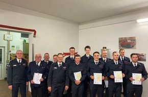 Freiwillige Feuerwehr Werne: FW-WRN: Jahreshauptversammlung 2022 des Löschzug 3 aus Stockum der Freiwilligen Feuerwehr Werne
