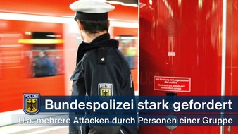 Bundespolizeidirektion München: Bundespolizeidirektion München: Mit Bierflasche attackiert - Polizeiliche Kontrolle einer Personengruppe eskaliert - Masken-Streit in der S-Bahn - Beleidigungen und Hitlergruß gegen Sicherheitskräfte - ...