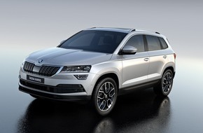 Skoda Auto Deutschland GmbH: Noch größere Auswahl: SKODA KAROQ ab sofort mit weiteren Motor-Getriebevarianten bestellbar (FOTO)