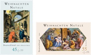 BAGFW e.V.: Renaissance der Weihnachtspost / Dürer und Raffaello auf neuen Weihnachtsmarken