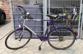 Polizeipräsidium Westpfalz: POL-PPWP: Wem gehört das Fahrrad?