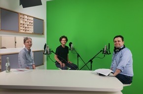 HPI Hasso-Plattner-Institut: Vom Design-Thinking-Projekt zum erfolgreichen Unternehmen - die neue Folge des HPI-Podcast Neuland mit Dr. Claudia Nicolai und Lucas Paes de Melo