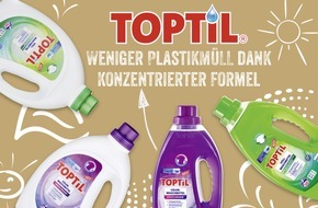 NORMA: NORMA entlastet mit kleineren Verpackungen die Umwelt / TOPTIL-Waschmittel jetzt mit konzentrierter Reinigungsformel und weniger Verpackungsmüll (FOTO)