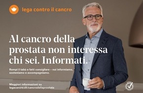 Krebsliga Schweiz: Uomini, informatevi sul cancro della prostata!