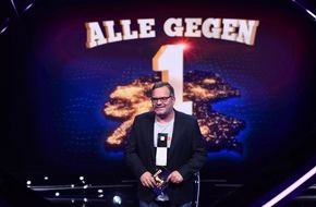 ProSieben: Deutschland im Spielfieber! 474.590 "Sofa-Tipper" jagen mit der "Alle gegen Einen"-App live den Jackpot der neuen ProSieben-Show