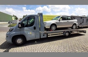 Polizeidirektion Neuwied/Rhein: POL-PDNR: Abschleppwagen WW-HF 300 eines Autohauses entwendet