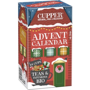 Presseinfo: Neu ab September 2025: Cupper Teas Adventskalender und der Cupper Teas Rooibos Winter Chai