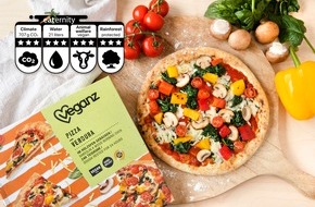 Veganz Group AG: Veganz macht Klimaschutz essbar: weltweit erste Bestseller-Pizza mit Nachhaltigkeits-Score