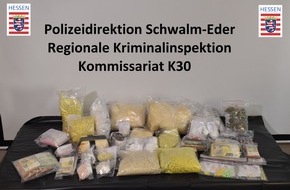 Polizei Homberg: POL-HR: Pressemitteilung der Polizeidirektion Schwalm-Eder und der Staatsanwaltschaft Kassel: Durchsuchungen von Wohnungen - Sicherstellung von Betäubungsmitteln - vier Tatverdächtige in U-Haft