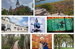 Global Communication Experts: Roadtrip-Momente im amerikanischen S&uuml;den verbinden Natur, Geschichte und Kultur mit regionaler K&uuml;che und legend&auml;rer Musik