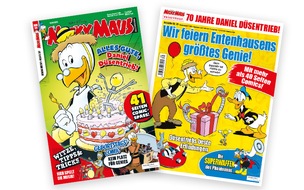 Egmont Ehapa Media GmbH: 70 Jahre Daniel Düsentrieb: Erfinder-Genie sucht Verstärkung!