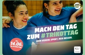 Deutscher Olympischer Sportbund (DOSB): Erster bundesweiter Trikottag am 14. Juni 2023