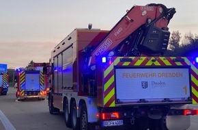 Feuerwehr Dresden: FW Dresden: Verkehrsunfall mit verletzter Person