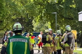 Feuerwehr Weinheim: FW Weinheim: Feuerwehr Weinheim &uuml;berpr&uuml;ft ungew&ouml;hnlichen Geruch in Mehrfamilienhaus