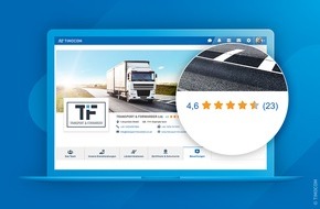 TIMOCOM GmbH: FreightTech-Unternehmen TIMOCOM führt 5-Sterne-Bewertung ein