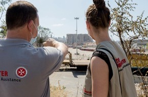 Johanniter Unfall Hilfe e.V.: Johanniter bauen Hilfe für den Libanon aus / Expertenteam unterstützt Soforthilfe in Beirut und Präventionsmaßnahmen gegen die Ausbreitung von COVID-19