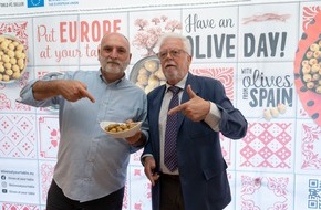 Europe at your table, with olives from Spain: Tasty Reasons to Bring European Olives to The Table / Have An Olive Day, Every Day, Encourages Chef José Andrés