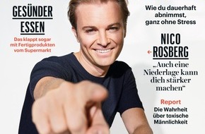 Motor Presse Hamburg MEN'S HEALTH: Nico Rosberg bei Men's Health: "Der Ausstieg aus der Formel 1 war ein Schock für mein System."