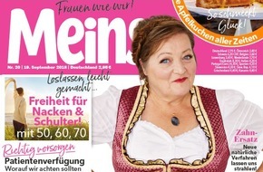 Bauer Media Group, Meins: Schauspielerin Marianne Sägebrecht (73) in "Meins": "Ich brauche keinen Sex um mich lebendig zu fühlen"