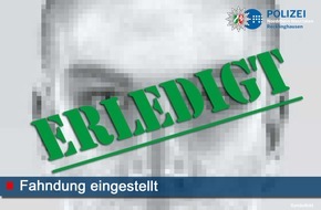 Polizeipräsidium Recklinghausen: POL-RE: Bottrop: Fahndung erledigt