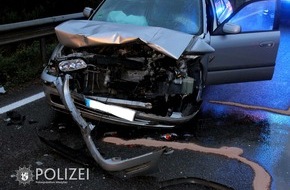 Polizeidirektion Kaiserslautern: POL-PDKL: Leichtverletzt nach Auffahrunfall