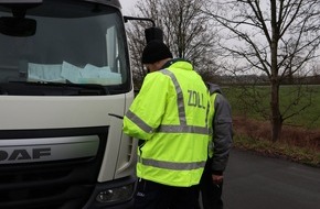 Hauptzollamt Münster: HZA-MS: Hauptzollamt Münster durchsucht Transportfirma im Münsterland / Verdacht der illegalen Beschäftigung mehrerer Ausländer und der Hinterziehung von Sozialversicherungsbeiträgen